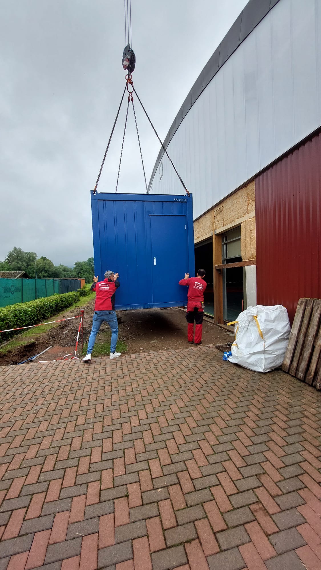 Neuer Eingangsbereich Tennishalle